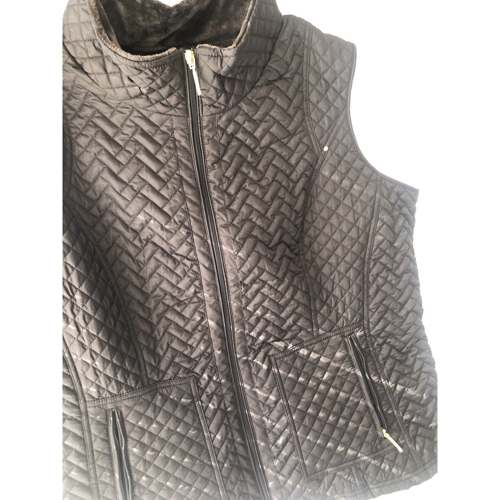 Weatherproof Quilted Vest Jacket Green 3XL Sleeveless Zip New‎